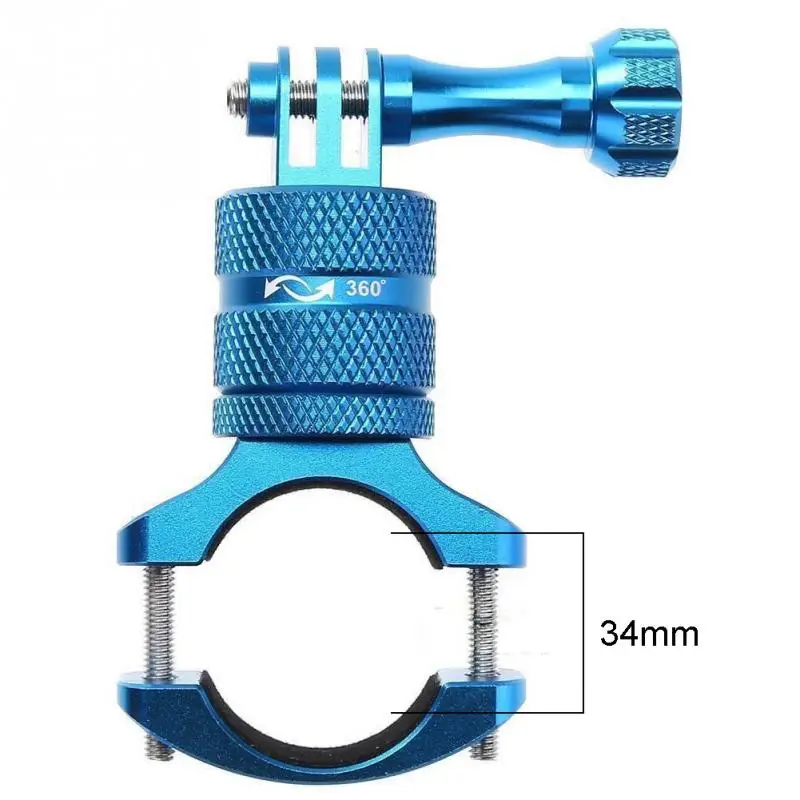 Алюминиевый сплав крепление на велосипед зажим вращающийся велосипед Руль держатель телефона адаптер кронштейн для Gopro Hero