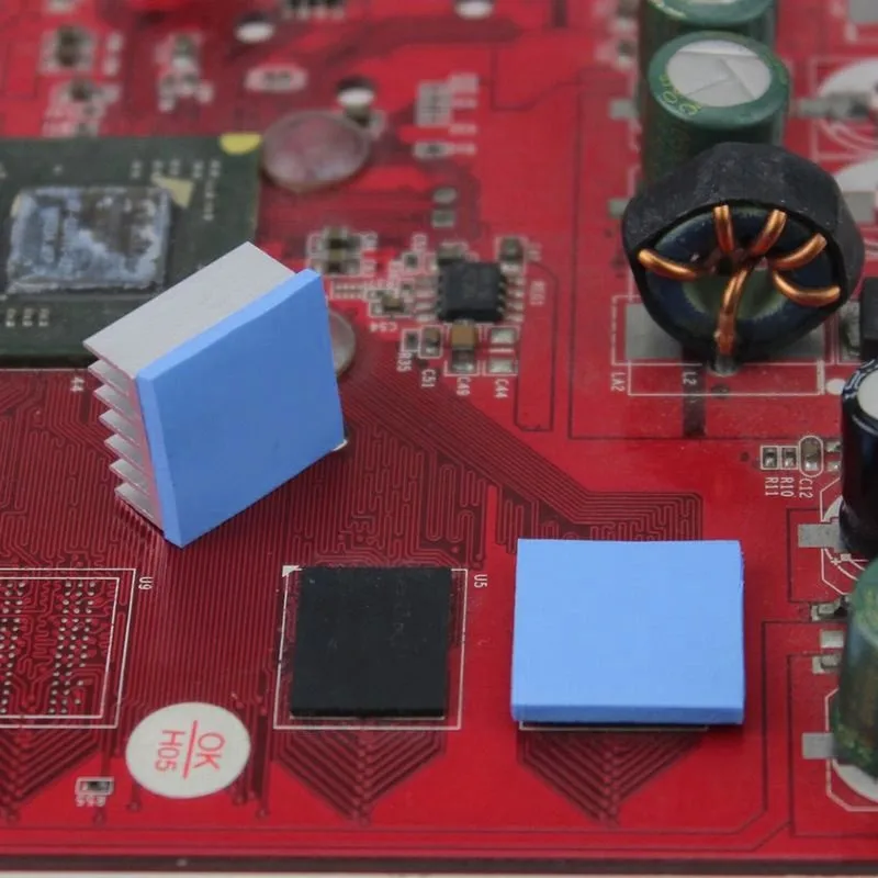 100 шт./партия силиконовые термопасты 15x15x0 5 мм|thermal pad|heatsink thermal padheatsink |