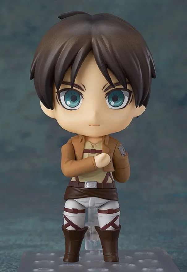 Nendoroid атака на Титанов Shingeki no Kyojin Скаутинг Легион Леви риваиль 390 Эрен 375 ПВХ фигурка Модель Коллекция игрушек