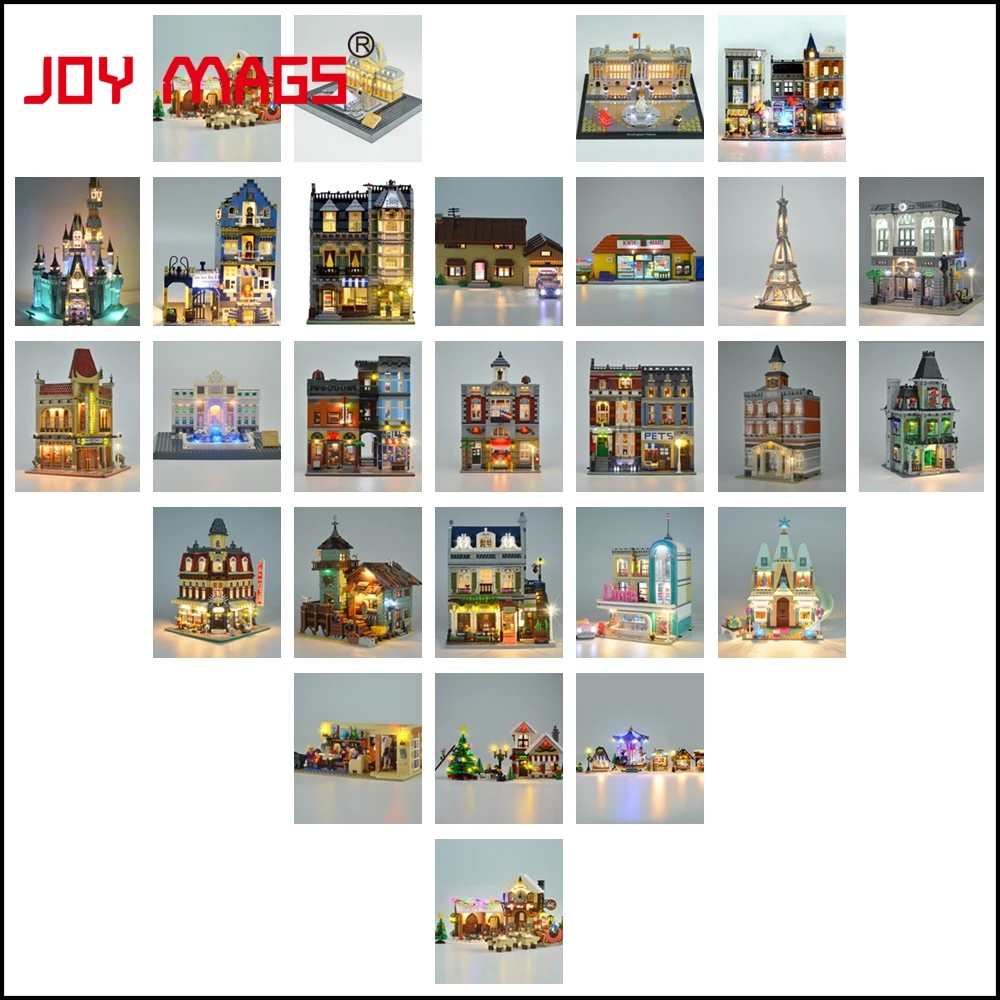 

JOY MAGS All Led Light Kit For Creator/Disney/Ideas/Simpsons/Architecture (NOT Include Model)