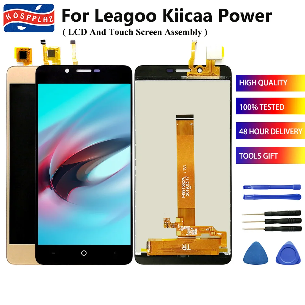 ЖК дисплей для Leagoo KIICAA Power 5 0 дюйма 1280x720p сенсорный экран с цифровым