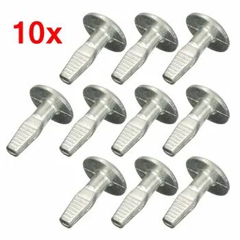 

10Pcs Metal Engine Undertray Cover Fixing Clips Engine Hood Clasp for PEUGEOT 703016 206 207 406 407 508