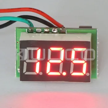 

Digital Panel Meter 0.36" Red Led Display Voltmeter DC 0 ~100V Voltage Meter DC 12V 24V Volt Meter Mini Tester