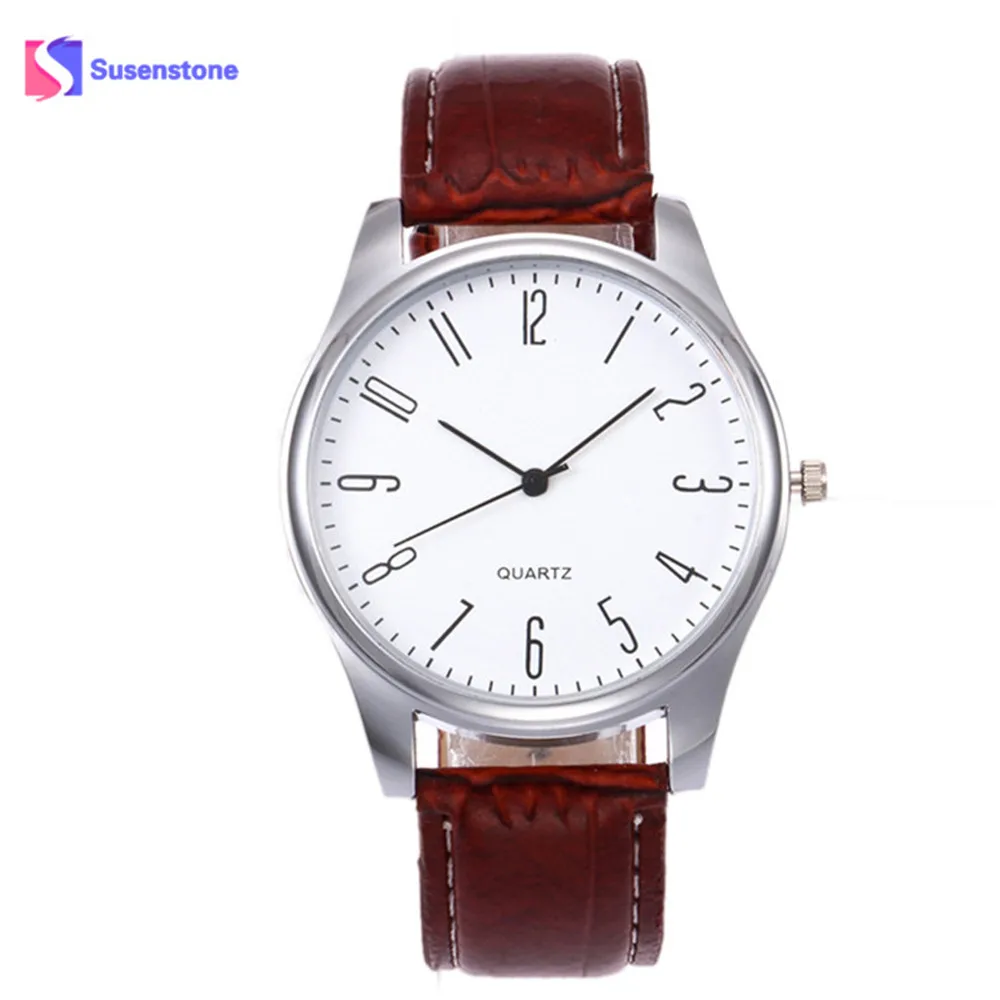 

Mens Fashion Simple Stylish Watch Men Elegant Business Wrist Watch Fashion Luxury Leather Quartz Wrist Watch Relogio Masculino