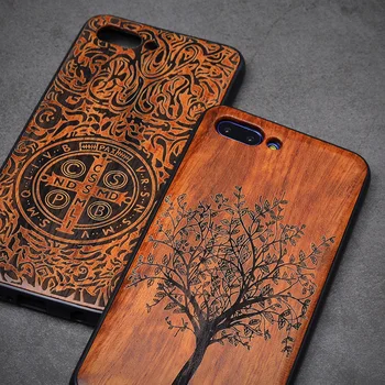 

New Huawei Honor 10 Case Slim Wood Back Cover TPU Bumper Case For Huawei Honor 10 Phone Cases Honor10