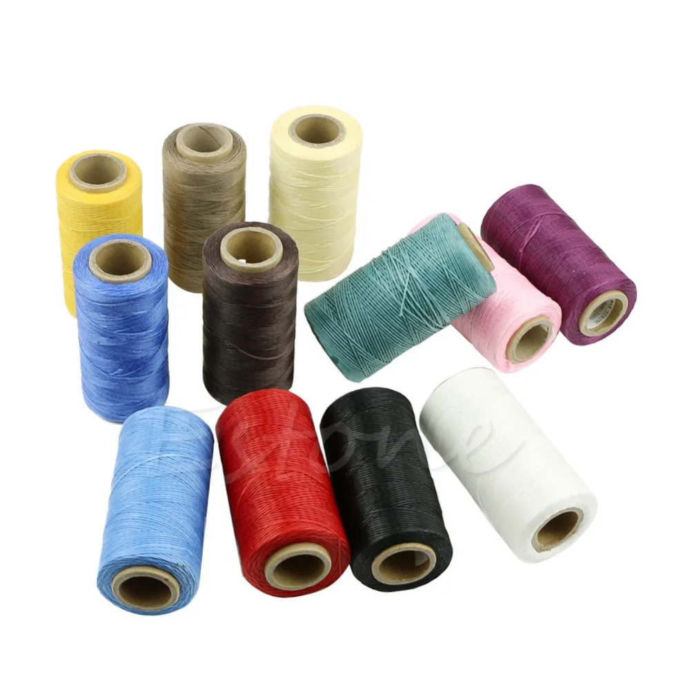 260m Faux Leather Sewing Waxed Thread 1MM For Chisel Awl Upholstery Shoes Luggage Setin Thread