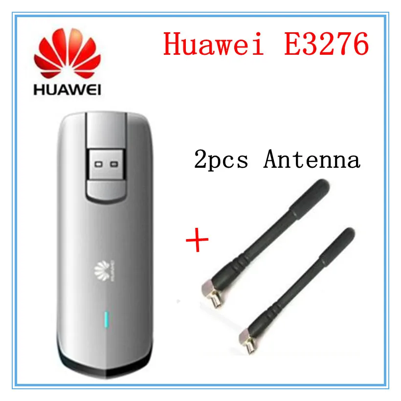 Разблокированный Huawei E3276S-920 E3276 4G LTE модем 150 Мбит/с WCDMA TDD беспроводной USB Dongle plus(2 шт 4 г антенна