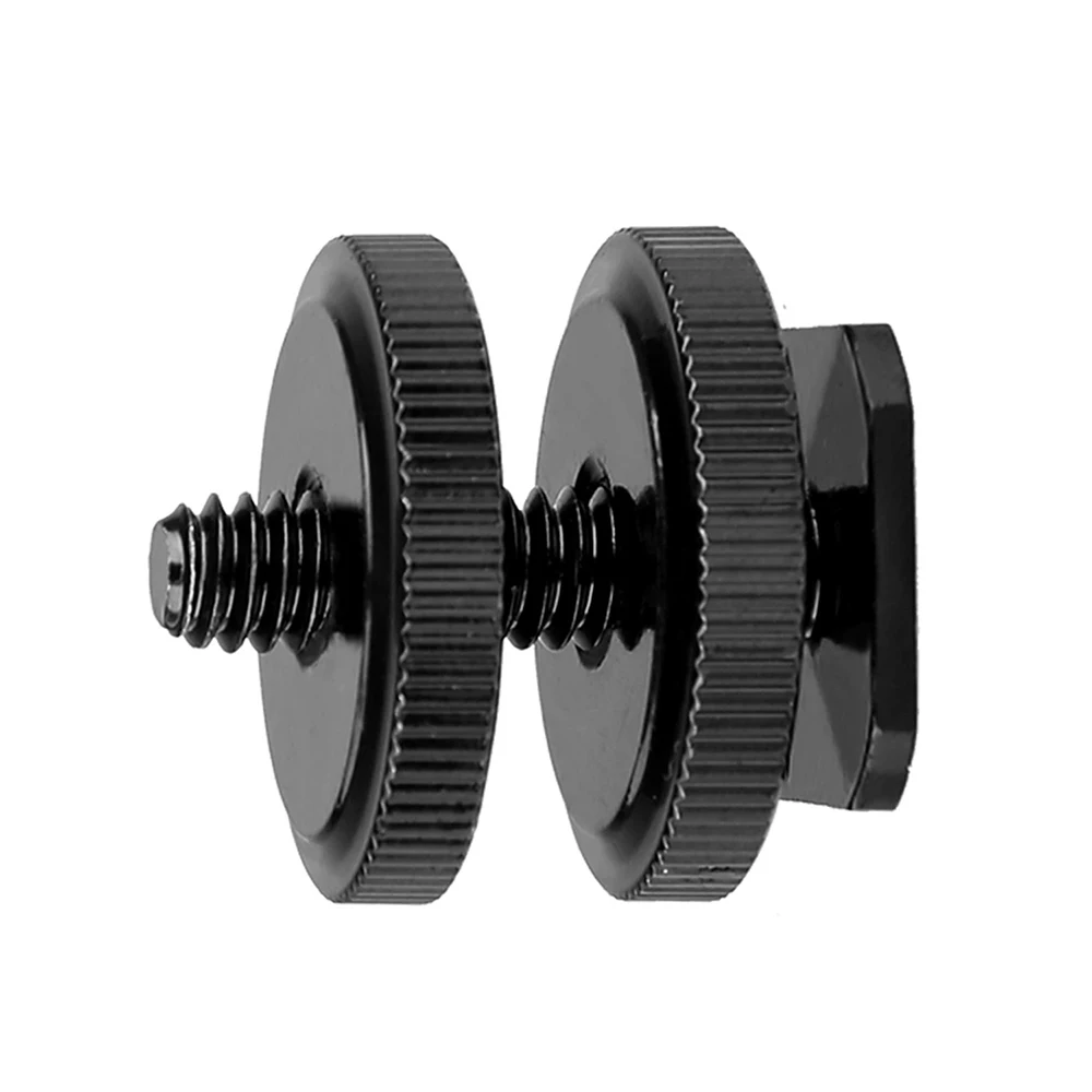 Фотокамера 1/4 дюйма 20 вспышки с двойными гайками для штатива|hot shoe adapter|shoe adapterhot |
