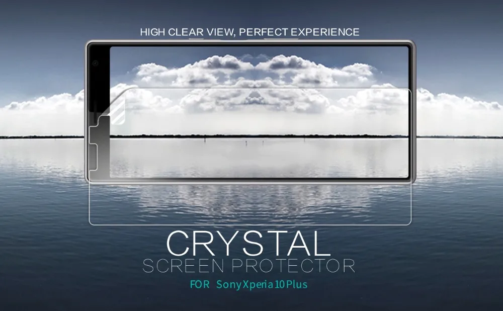 2 шт./лот для Sony Xperia 10 Plus NILLKIN суперпрозрачная защитная пленка против отпечатков