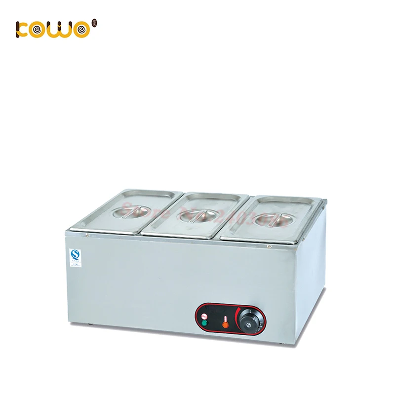 

Commercial electric stainless steel 3 pan bain marie buffet food warmer for catering equipment