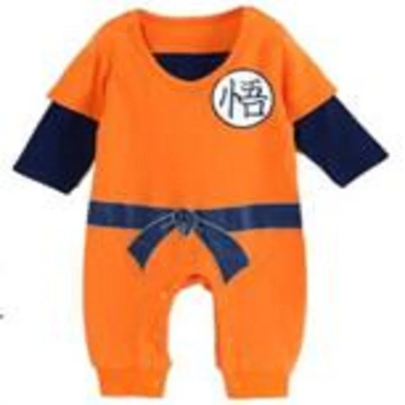 

Baby Boys Goku Romper Dragon Ball Long Sleeve Infant Jumpsuit Playsuit Size 9-24M