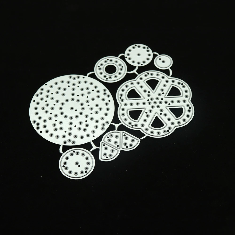 Lychee Life DIY Key Chain Accessories Cutting Dies Metal Template Die For Scrapbooking Stencils Handmade Album Cards Decoration