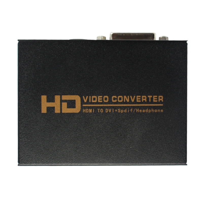 

High Quality HDMI to DVI Adapter Converter Support HDMI to DVI + SPDIF + Earphone with Power Supply for PS3/XBOX360/DVD