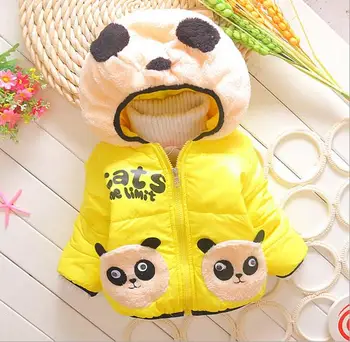 

2016 New cheapest high quality baby girl's winter swan coat JF201603