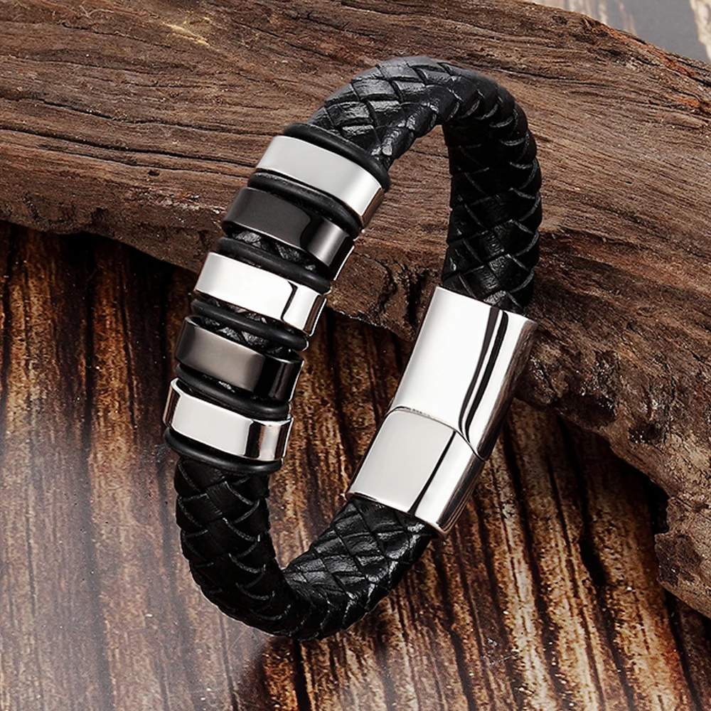 2019 New Classic Fashion Jewelry Top Sale Genuine Leather Bracelet For Men Women Hand Accessories Bangle Spacial Gift