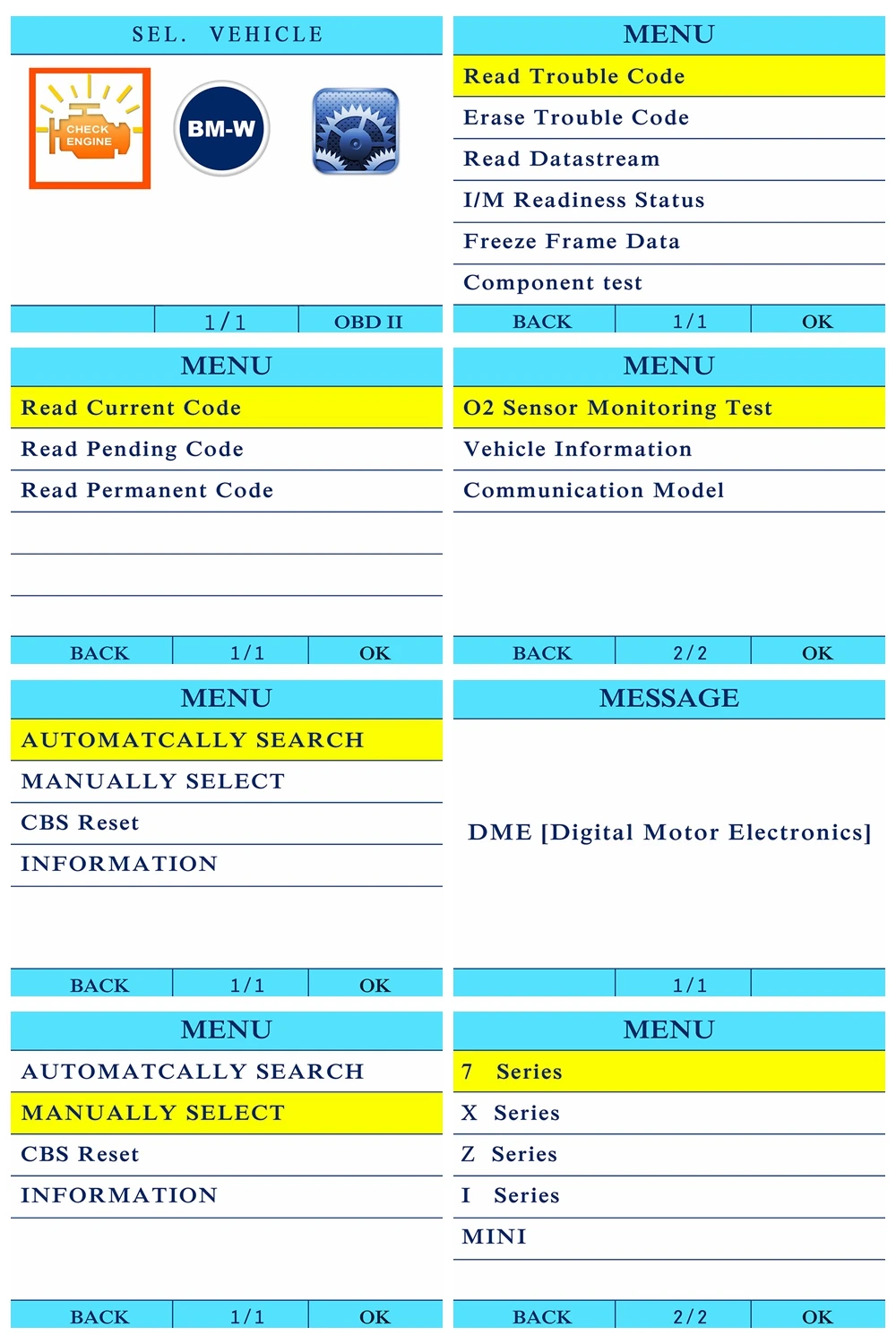 Autoxscan RS600 OBD2 для BMW MINI все серии все системы диагностики сканер АНАЛИЗАТОР работы двигателя неисправностей DTC читателя, чем создатель c501
