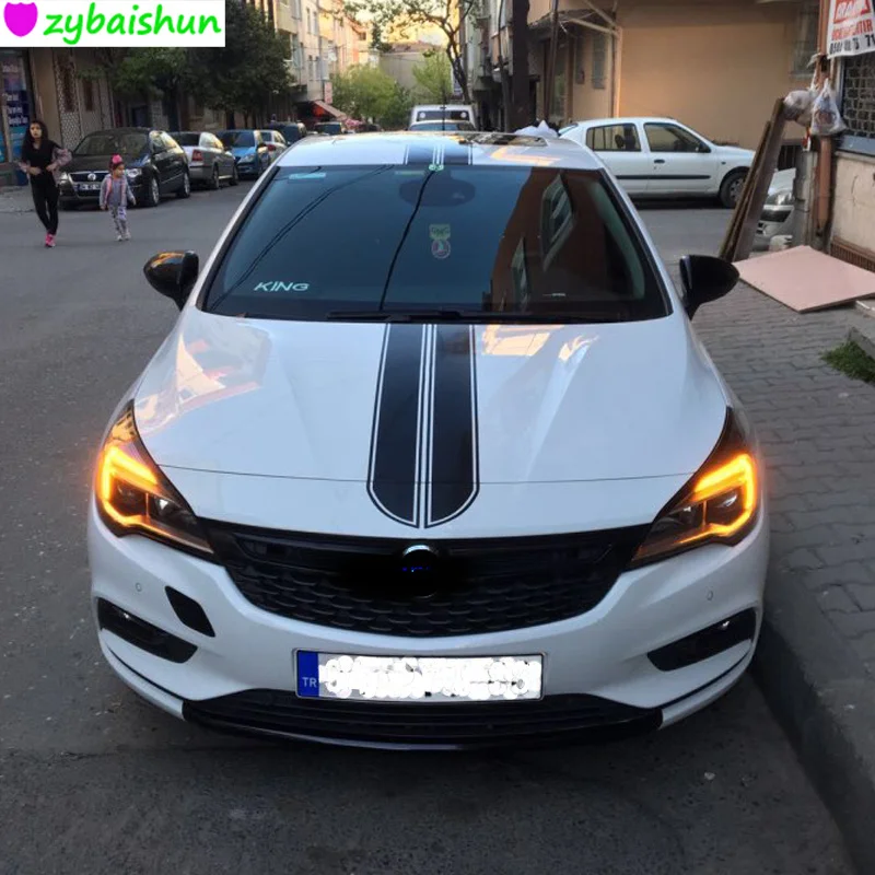 Универсальная устойчивая к царапинам Автомобильная наклейка на капот 130 см x 11