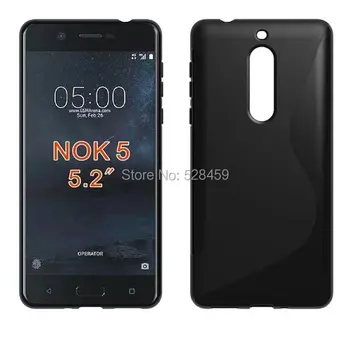 

100pcs/lot Free Shipping New S Line TPU Soft back Case Cover For Nokia 3 5 6
