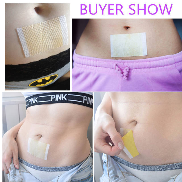 KONGDY 10 Pieces/Bag Drop Ship Weight Lose Paste Navel Slim Patch Health Care Slimming Patch Products Fat Burning Detox Adhesive
