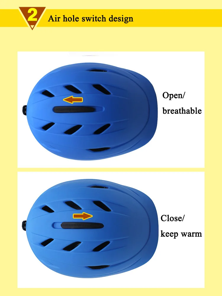 Безопасный цельно-Формованный лыжный шлем сноуборд защитный шлем для мужчин женщин Катание на коньках шлем передач 6 цветов