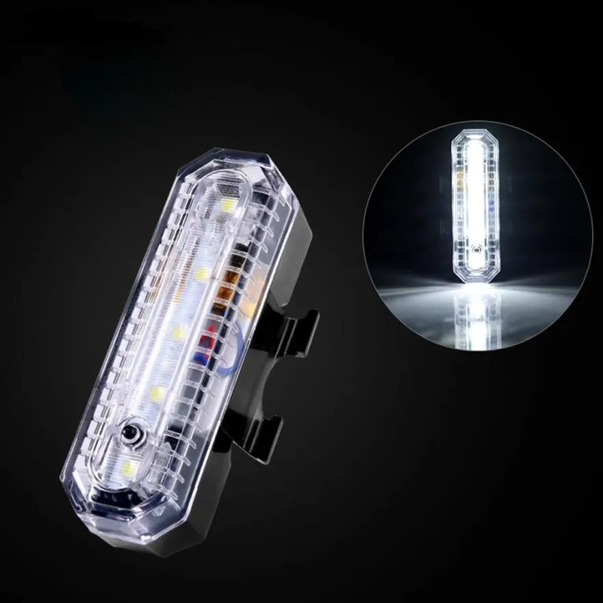 Flash Deal High brightness USB Rechargeable COB LED Bicycle Bike Cycling Rear Tail Light 4 Modes 4 Color Waterproof safety warn light 1