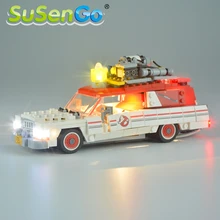 SuSenGo LED Light Kit For The 75828 Ecto-1 & 2 Ghostbusters Building Blocks Model Lighting Set Compatible With 16032 susengo led light kit for the 75828 ecto 1