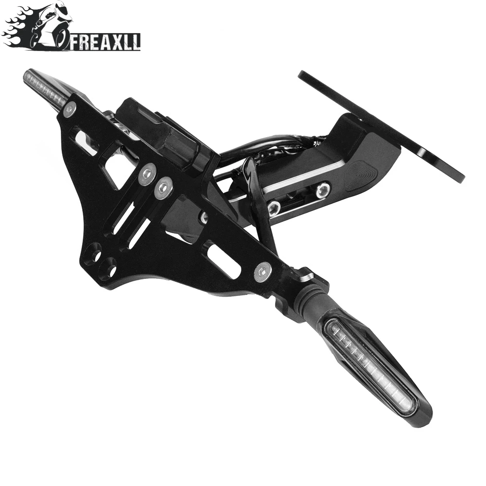 

Motorcycle Rear License Plate Mount Holder and Turn Signal Light For YAMAHA MT07 FZ07 MT 07 MT09 MT 09 MT-09 YZF R1 R6 R3