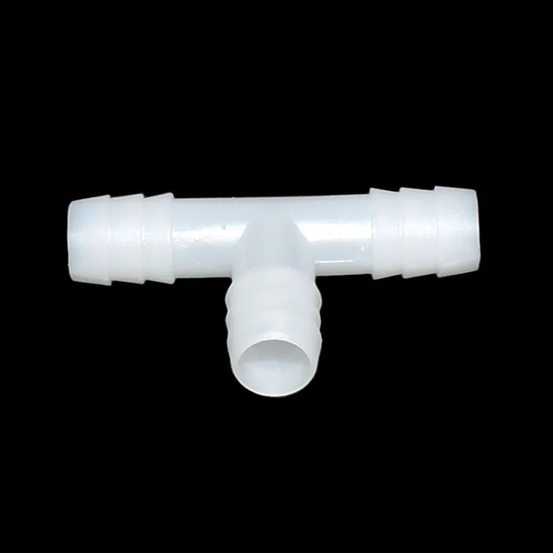 

Garden Irrigation Tee Watering Barb 8mmTee Accessories Irrigation Hoses Watering Connectors 50pcs