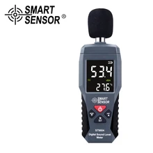 Medidor de nível de som digital cor lcd db decibel monitor de áudio medidor de nível tester 30-130db medição de ruído ferramenta de diagnóstico alarme