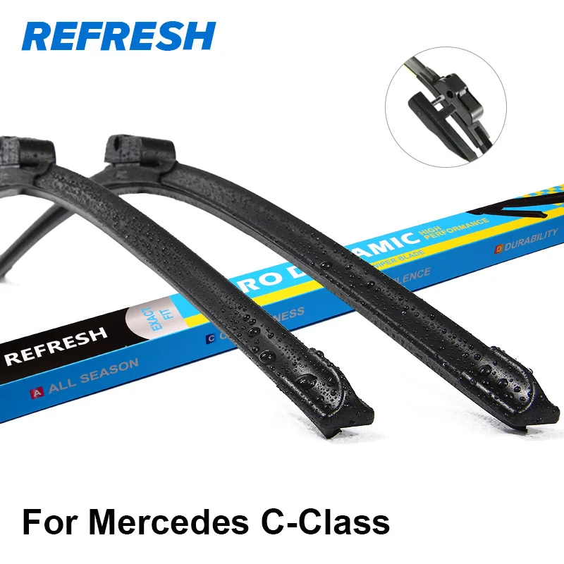 Refresh Wiper Blades for Mercedes Benz C Class W203 / W204 / W205 Model