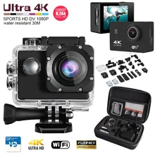 Ultra HD 4 К V1 Камера Deportiva Камера Дистанционного 2.0 «ЖК-170D WiFi 1080 P fps Pro Sport 30 М Водонепроницаемый Go Камеры Yi