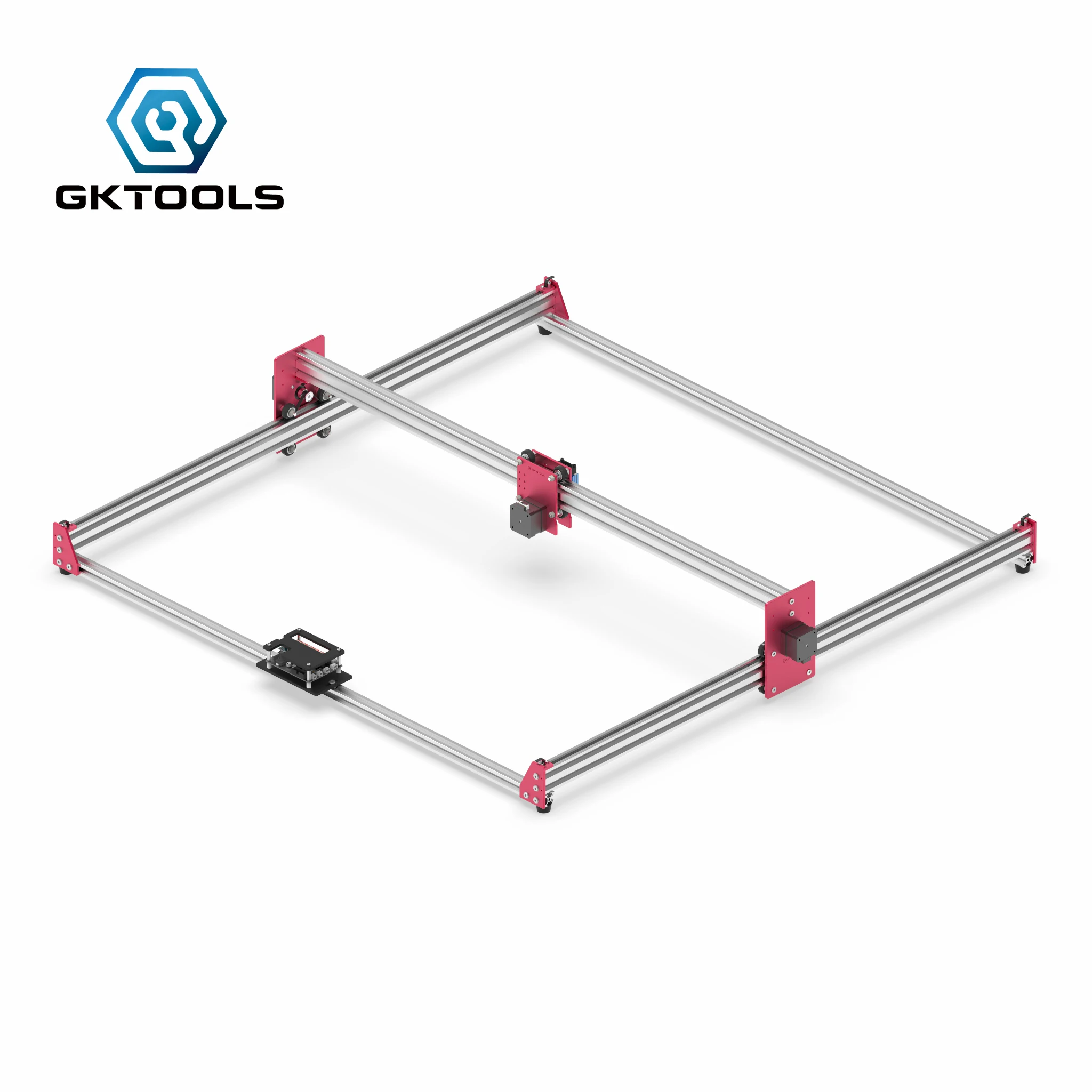 Мини лазерный гравер GKTOOLS 100x100 см DIY CNC GRBL Hobby резак для дерева и кожи