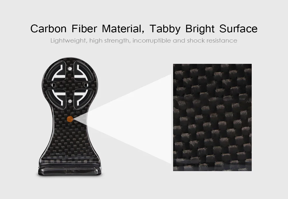 GUB 693 Carbon Fiber Bike Computer Mount Bicycle Handle