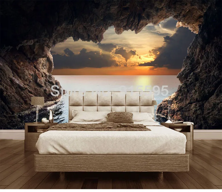 papel de parede foto personalizada mural em fundo moderno para sala de arte na parede