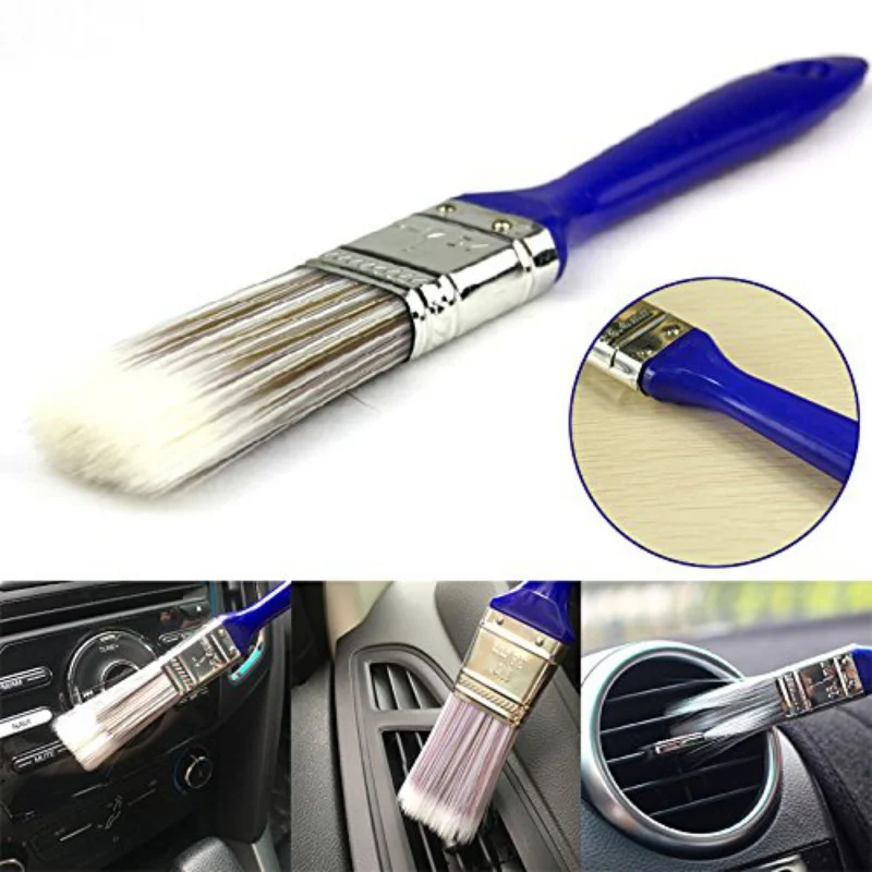 

Car Cleaning Air Conditioner Outlet Brush Car Crevice Detailing Cleaning Plastic Brush Corner Instrument Panel Brush A