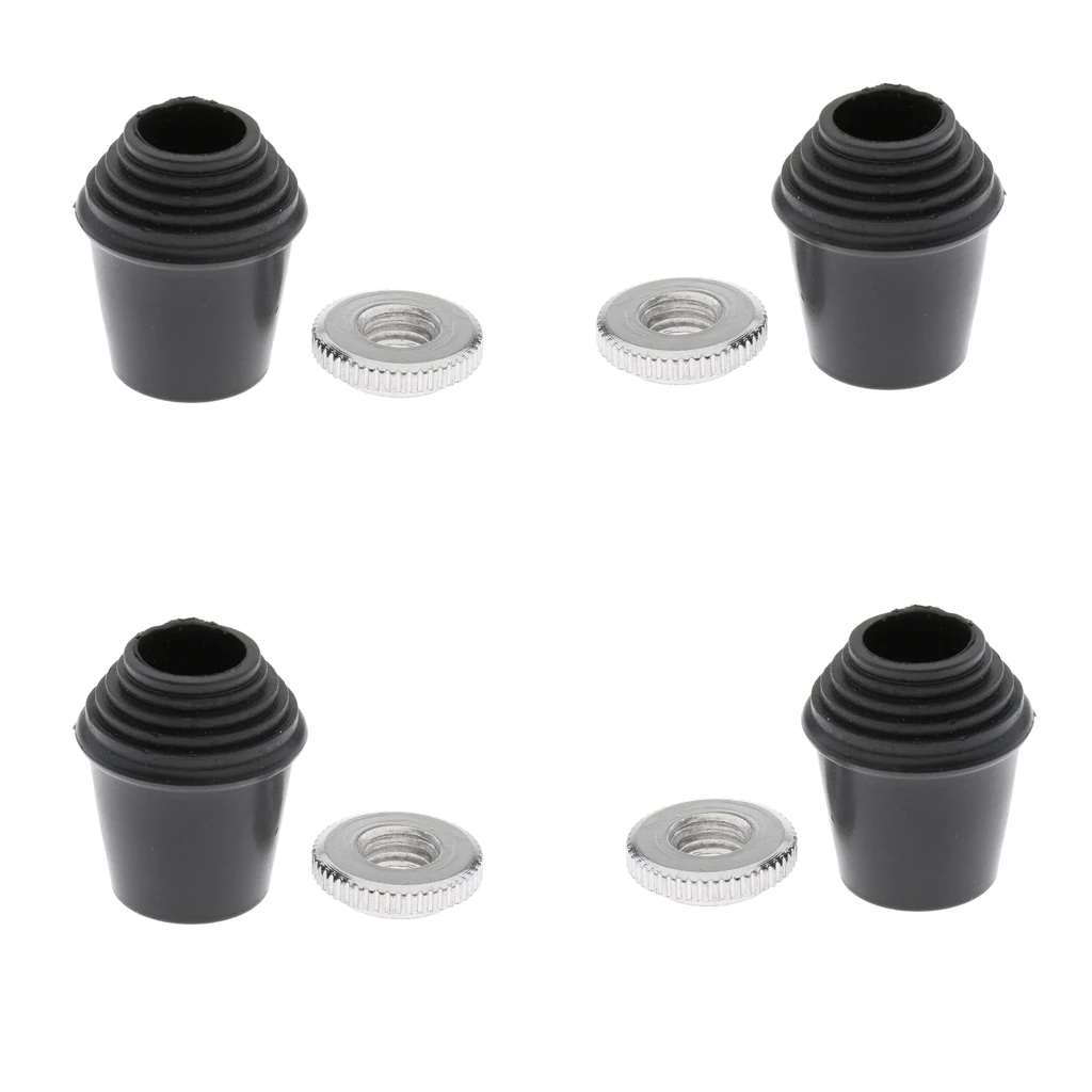  4 Sets Metal Bass Drum Legs Parts Percussion Instrument Parts For Percussion Instruments Parts Replacement Durable Anti-rust