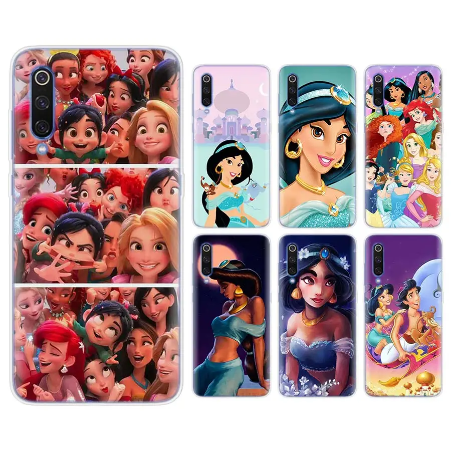 

Capa Aladdin Princess Jasmine Silicone case for Xiaomi Mi 9 8 A2 Lite Play Mix3 Redmi 6 6A Note 6Pro 7 Pro TPU Soft Phone case