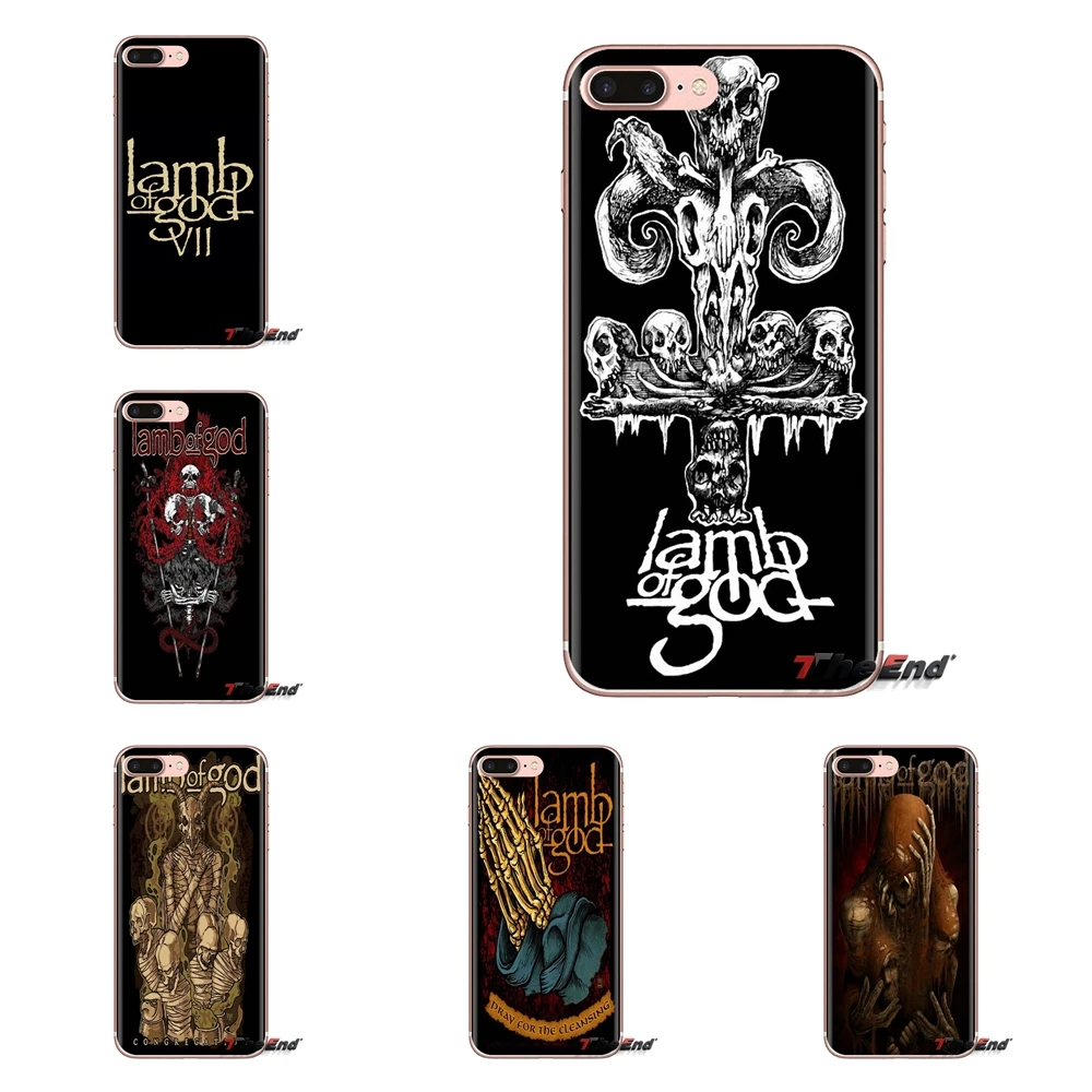 TPU Чехлы для LG G3 G4 Mini G5 G6 G7 Q6 Q7 Q8 Q9 V10 V20 V30 X Power 2 3 K10 K4 K8 2017 Lamb of God Heavy metal rock music |