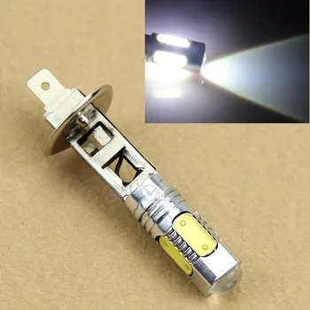 

4pcs/lot High quality H1 7.5W LED Auto Car COB Headlight running light Fog Light 12V White Lamp Bulb