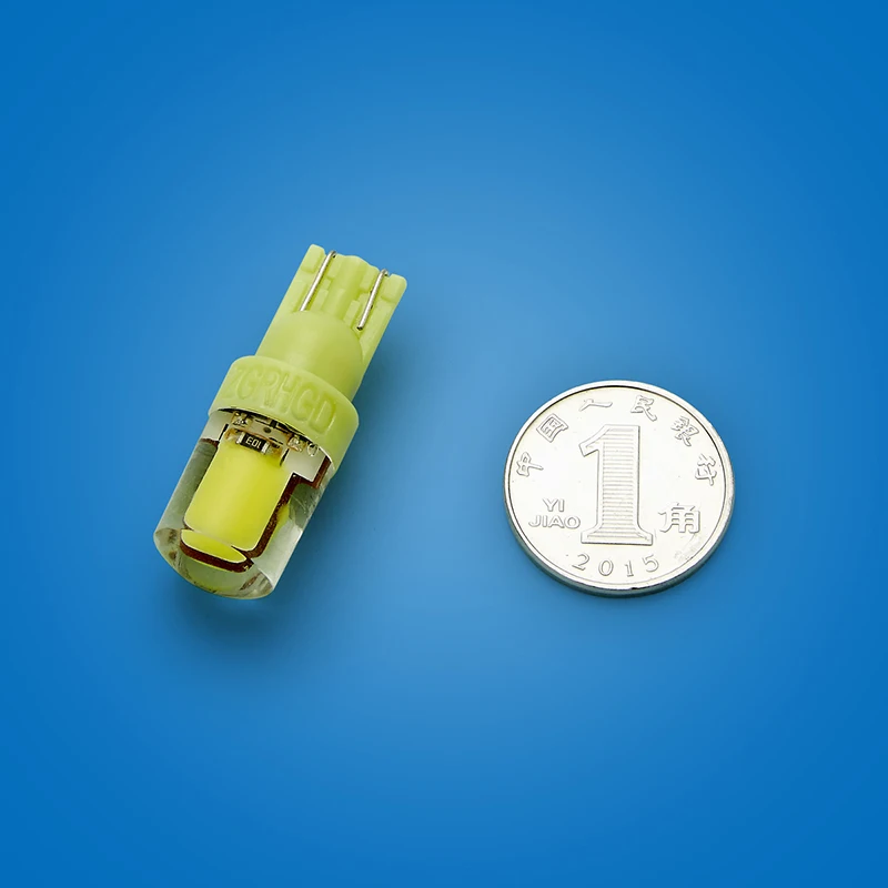 10 шт. светодиодный автомобильный светильник T10 canbus W5W COB super 2 Вт Dc 12 В парковочная