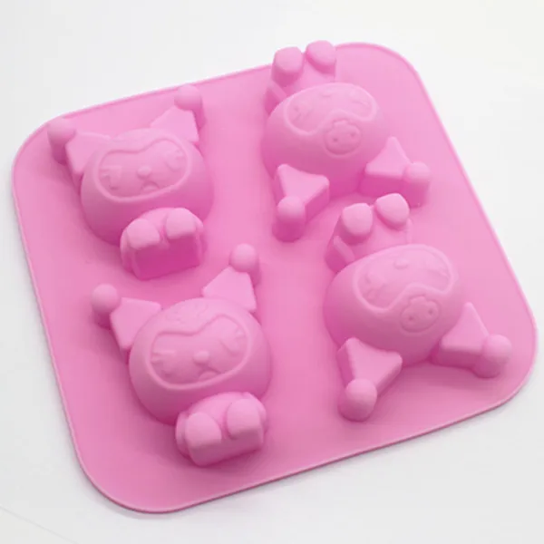 Wholesale/retail,free shipping, chocolate mold 4 hole clay bakery mold ice cube tray