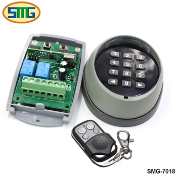 433MHZ Wireless Wall Keypad for garage/swing/sliding gate opener/wireless keypad switch with remote control receiver