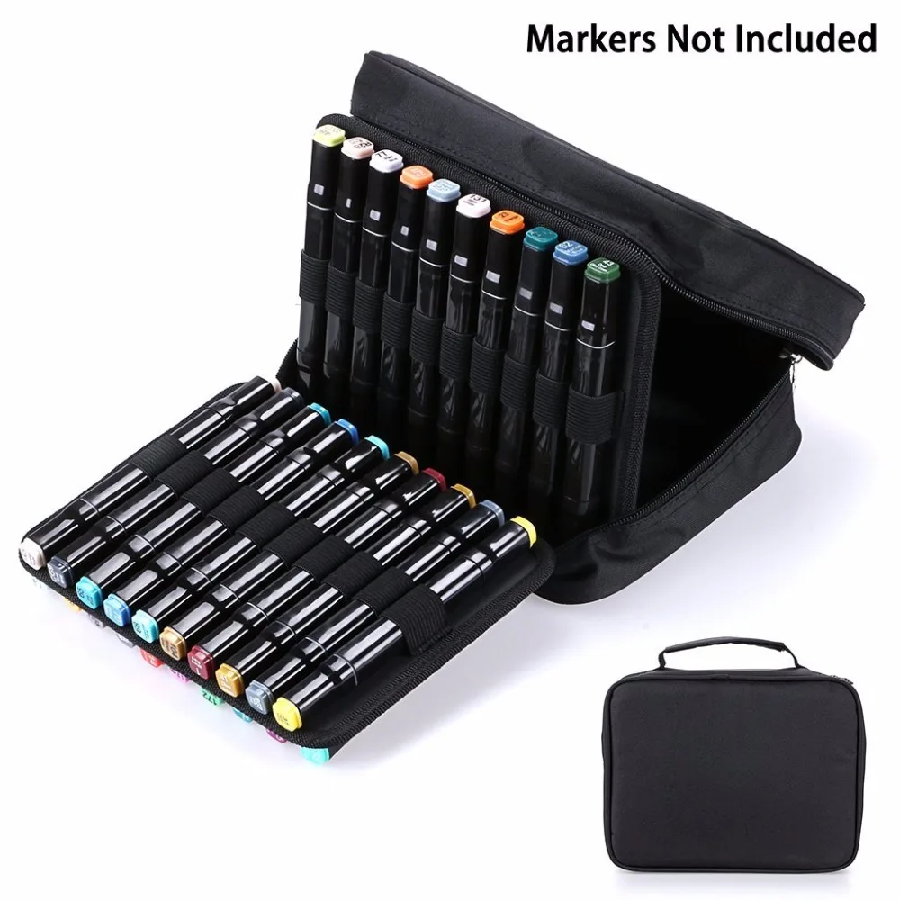 

Premium 40 Holders Oxford School Marker Case Markers Bag Holder Organization For 40 Marker Pen Marker Highlighter Pen