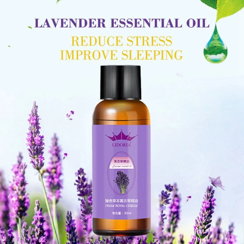 

Natural Lavender Ginger Essential Oil Nourishing Skin Soothing Natural Herbal Massage Oil For Scrape Therapy Spa Body Relaxation