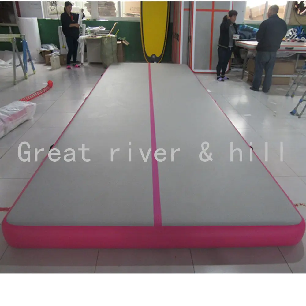 Fedex доставка надувной воздушный трек барабанный коврик для тренажерного зала