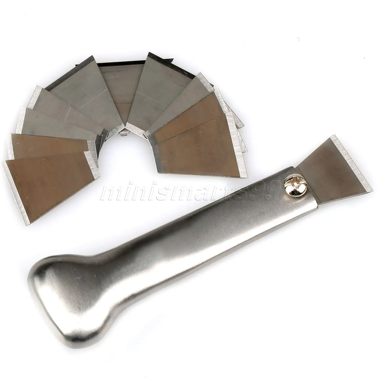 1Set Knife+10Blades Handwork DIY Tools Blade Hand Punch Cutter Utility