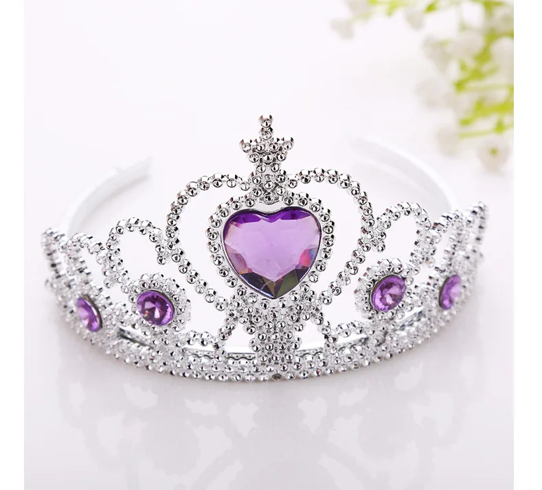 

Earring Headdres2017 Royal Crown Silver Rhinestone Imitation  Tiara Rhinestone Wedding Tiaras Princess Dress Accessories