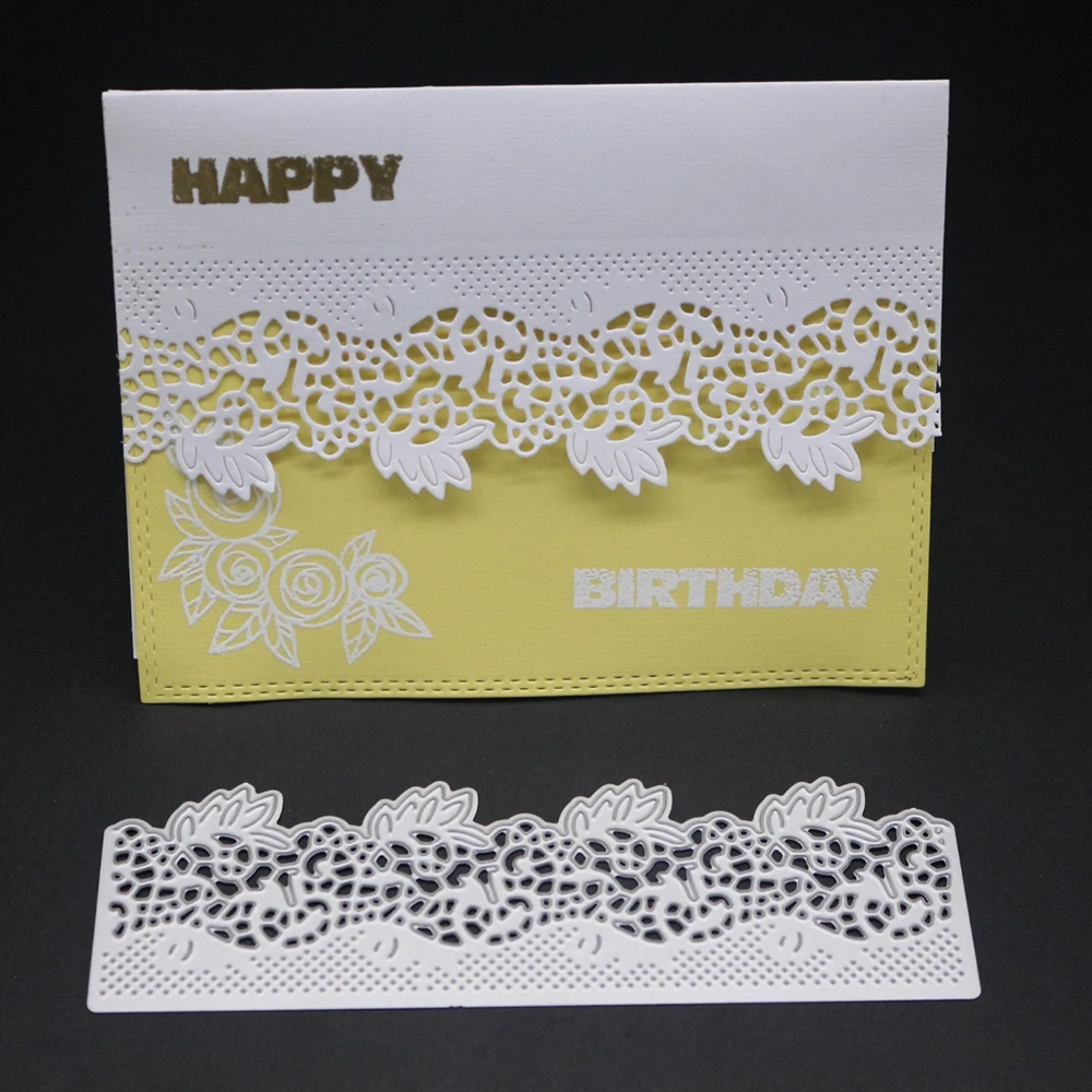 Buy Metal Cutting Dies Scrapbooking flower edger Craft