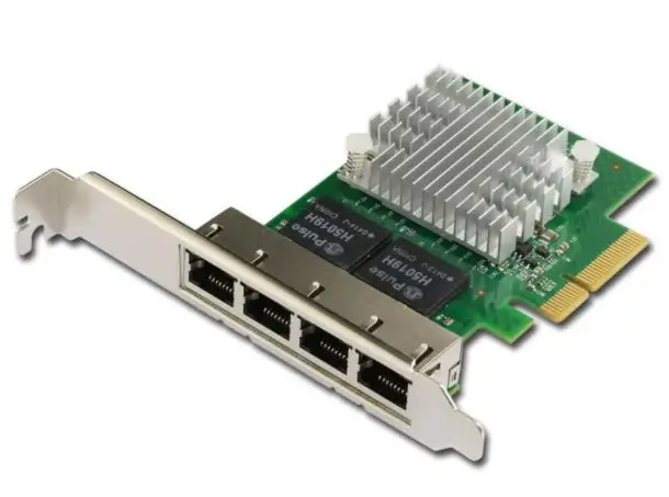 

I340-T4 E1G44HT Gigabit Ethernet Server Adapter 82580EB PCI Express X4 1G Network Card