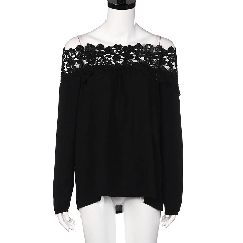 Women Cute Off Shoulder Long Sleeve Self Tie Knot Crop Tube Top Blouse Juniors Casual Shirts Chiffon Blouse Long Sleeve Satin Blouse Shirt Linen Long Sle